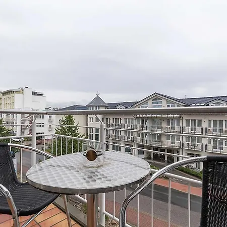 Strandnahe Mit Balkon, Residenz Bel Vital 27 宾茨