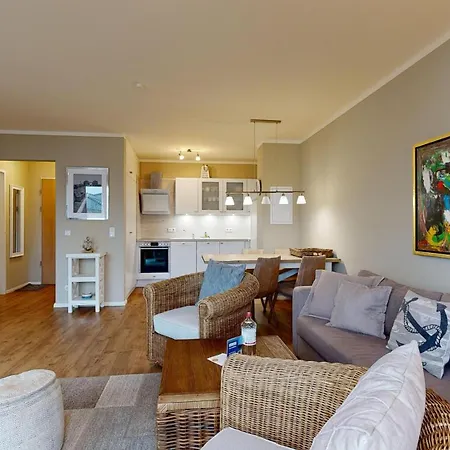 Strandnahe Mit Balkon, Residenz Bel Vital 27 宾茨